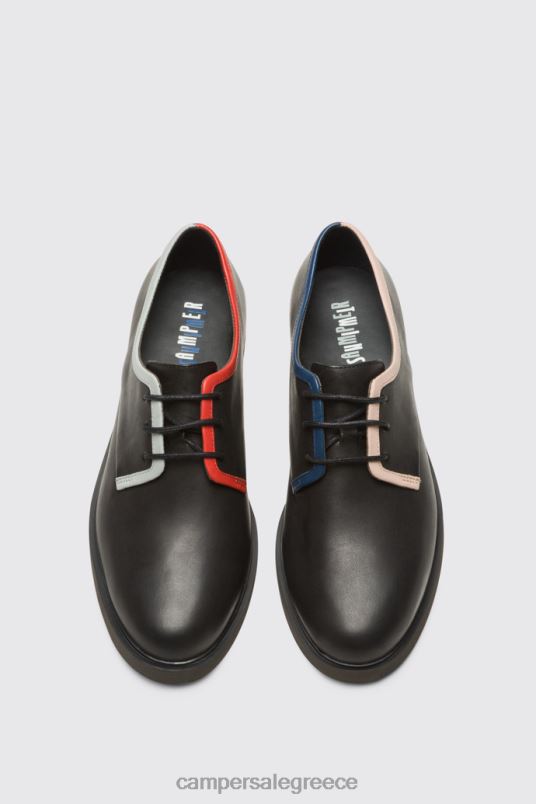 αποκλειστικό γυναικείο δίδυμο μαύρο παπούτσι με κορδόνια Camper V20TF1137 μαύρος