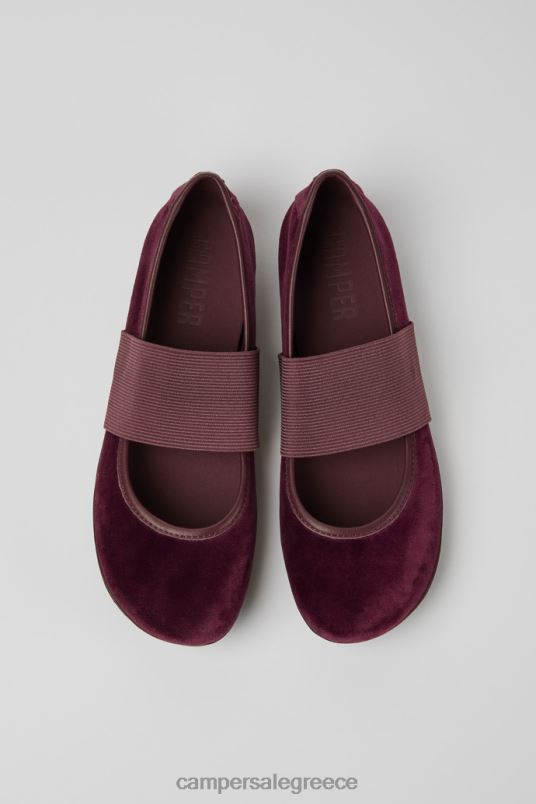 σχεδίασε σωστά μπορντό παπούτσια μπαλαρίνας Camper V20TF1146 Βουργουνδία