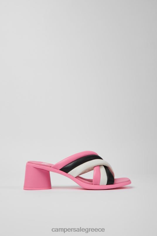 δίδυμα πολύχρωμα δερμάτινα σανδάλια για γυναίκες νέες αφίξεις Camper V20TF959 πολύχρωμος