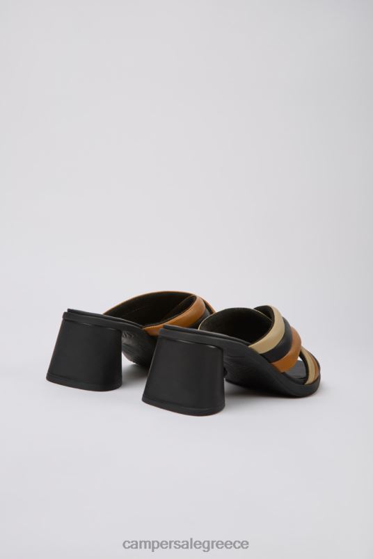 αποκλειστικά δίδυμα πολύχρωμα δερμάτινα σανδάλια για γυναίκες Camper V20TF960 πολύχρωμος
