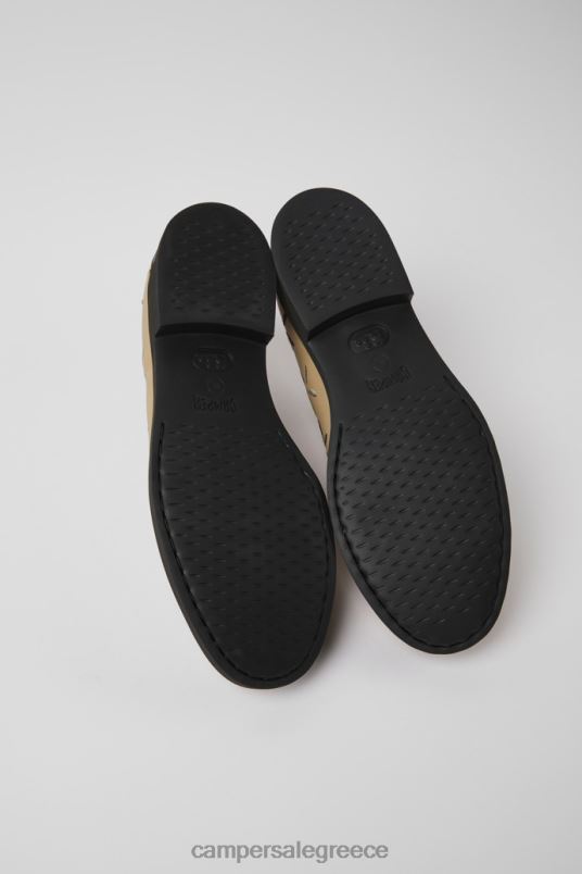 αποκλειστικά δίδυμα μπεζ δερμάτινα παπούτσια για γυναίκες Camper V20TF969 μπεζ