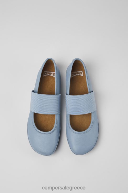 αποκλειστικό δικαίωμα μπλε δερμάτινες μπαλαρίνες για γυναίκες Camper V20TF989 μπλε