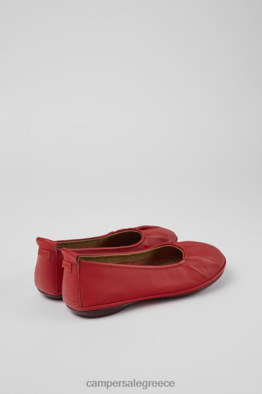σωστές κόκκινες δερμάτινες μπαλαρίνες για γυναίκες νέες αφίξεις Camper V20TF991 το κόκκινο