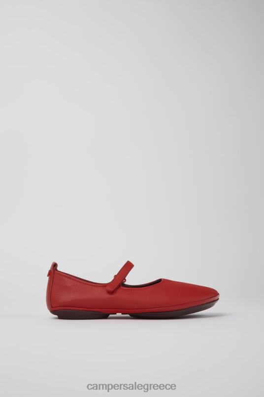 αποκλειστικά δεξιά κόκκινα δερμάτινα παπούτσια για γυναίκες Camper V20TF994 το κόκκινο