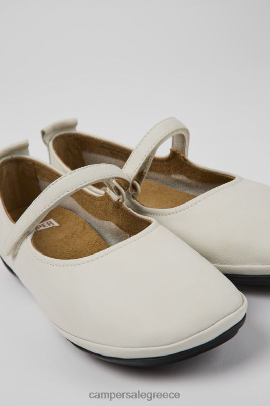 σωστές λευκές δερμάτινες μπαλαρίνες για γυναίκες νέες παραλαβές Camper V20TF995 άσπρο