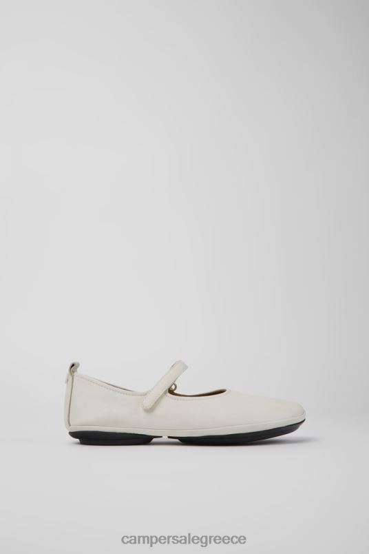σωστές λευκές δερμάτινες μπαλαρίνες για γυναίκες νέες παραλαβές Camper V20TF995 άσπρο