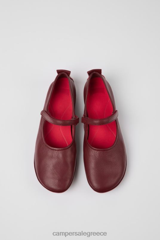 αποκλειστικό δικαίωμα μπορντώ δερμάτινες μπαλαρίνες γυναικείες Camper V20TF997 Βουργουνδία