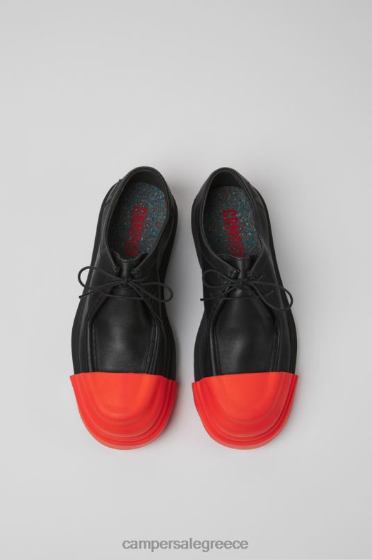 Junction μαύρα δερμάτινα παπούτσια για γυναίκες νέες αφίξεις Camper V20TF938 μαύρος