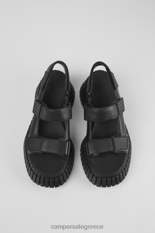 bcn μαύρα δερμάτινα σανδάλια για γυναίκες αποκλειστικά Camper V20TF940 μαύρος