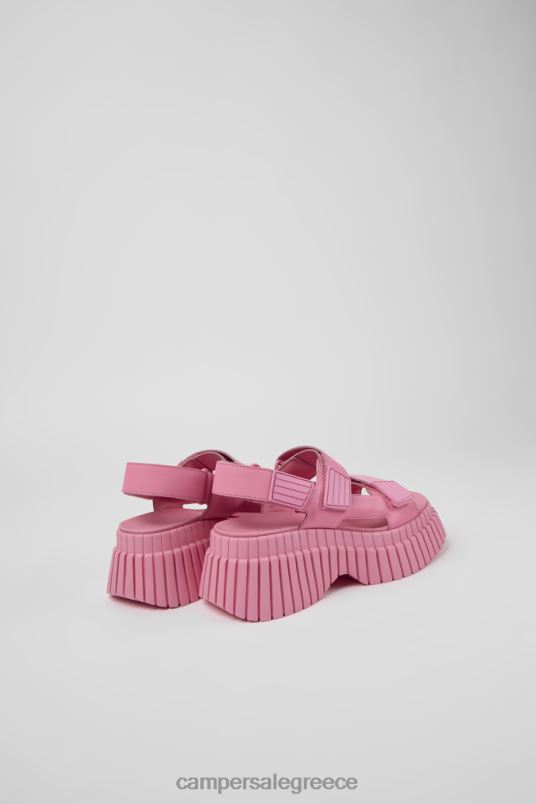 αποκλειστικά bcn ροζ δερμάτινα σανδάλια για γυναίκες Camper V20TF941 ροζ