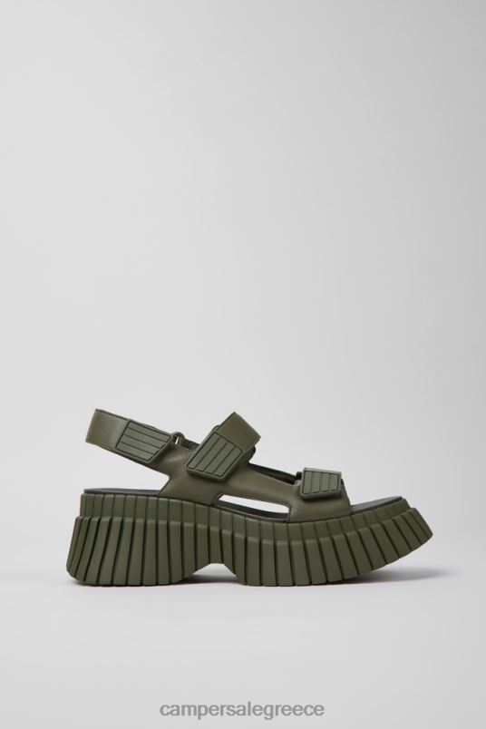 bcn πράσινα δερμάτινα σανδάλια για γυναίκες νέες αφίξεις Camper V20TF942 πράσινος