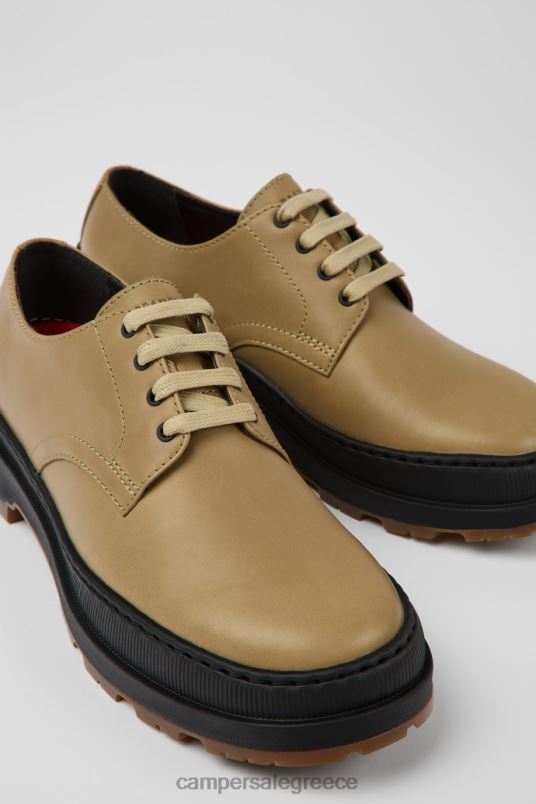 αποκλειστικά δερμάτινα παπούτσια brutus trek michelin μπεζ για γυναίκες Camper V20TF1066 μπεζ