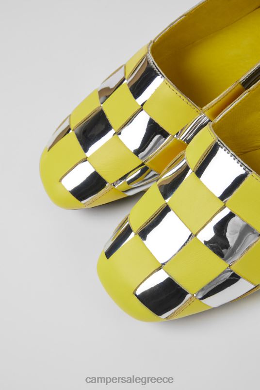 casi myra κίτρινα και ασημί παπούτσια για γυναίκες νέες αφίξεις Camper V20TF1128 κίτρινος