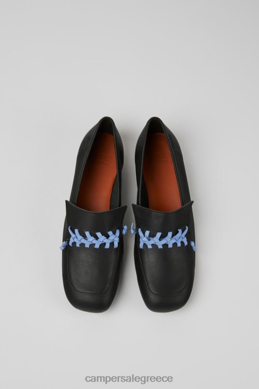 casi myra μαύρα και μπλε δερμάτινα loafers για γυναίκες νέες αφίξεις Camper V20TF1089 μαύρος