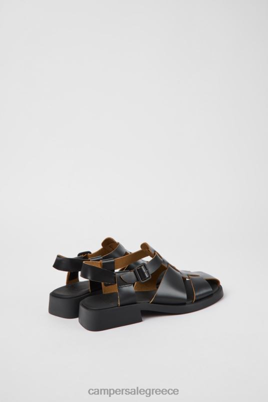 σχέδιο dana μαύρα δερμάτινα σανδάλια για γυναίκες Camper V20TF1028 μαύρος