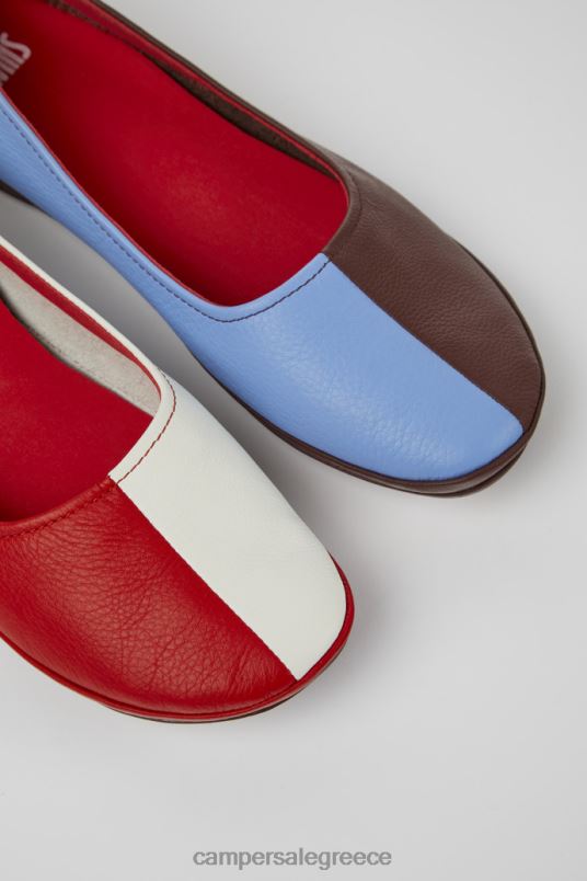 design δίδυμα πολύχρωμα δερμάτινα παπούτσια για γυναίκες Camper V20TF1100 πολύχρωμος