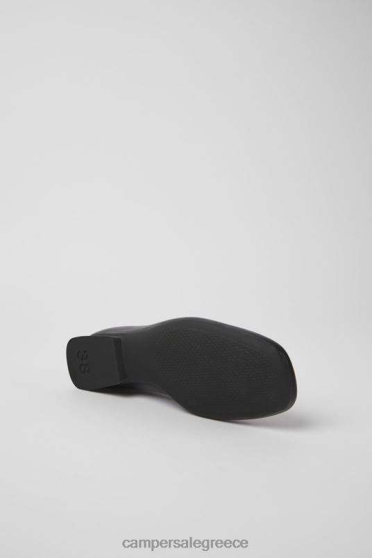 design casi myra μαύρες δερμάτινες μπαλαρίνες για γυναίκες Camper V20TF971 μαύρος