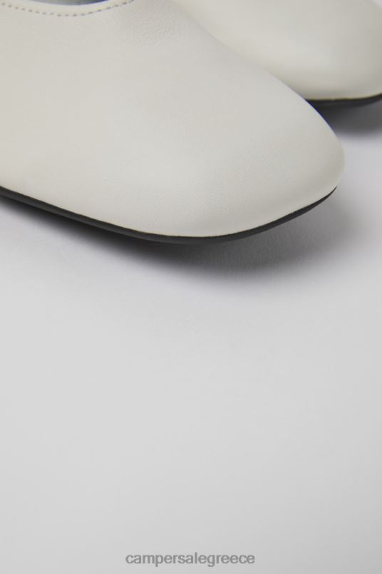 design casi myra λευκές δερμάτινες μπαλαρίνες για γυναίκες Camper V20TF972 άσπρο