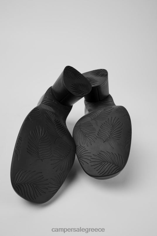 design kiara μαύρες δερμάτινες γόβες Camper V20TF1075 μαύρος