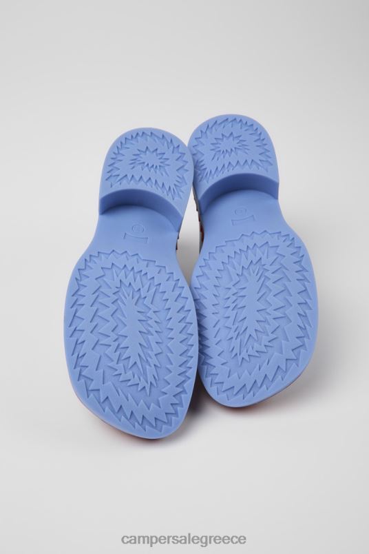 design δίδυμα πολύχρωμα δερμάτινα loafers για γυναίκες Camper V20TF1081 πολύχρωμος