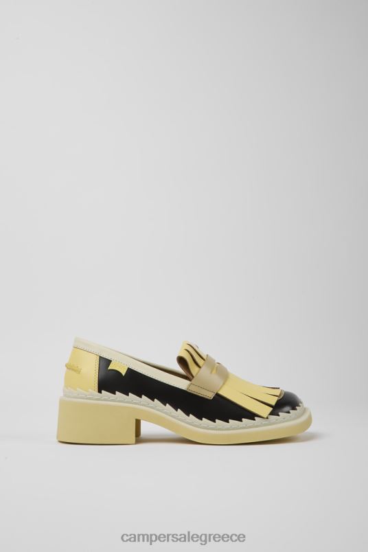 design δίδυμα πολύχρωμα δερμάτινα loafers για γυναίκες Camper V20TF955 πολύχρωμος