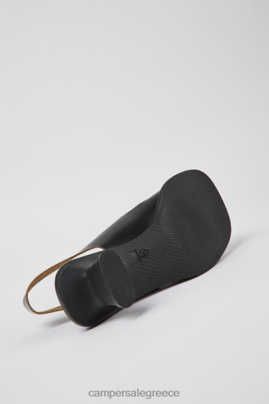 dina μαύρα δερμάτινα σανδάλια για γυναίκες νέες παραλαβές Camper V20TF1022 μαύρος