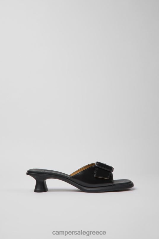 αποκλειστικά γυναικεία μαύρα δερμάτινα σανδάλια dina Camper V20TF1025 μαύρος