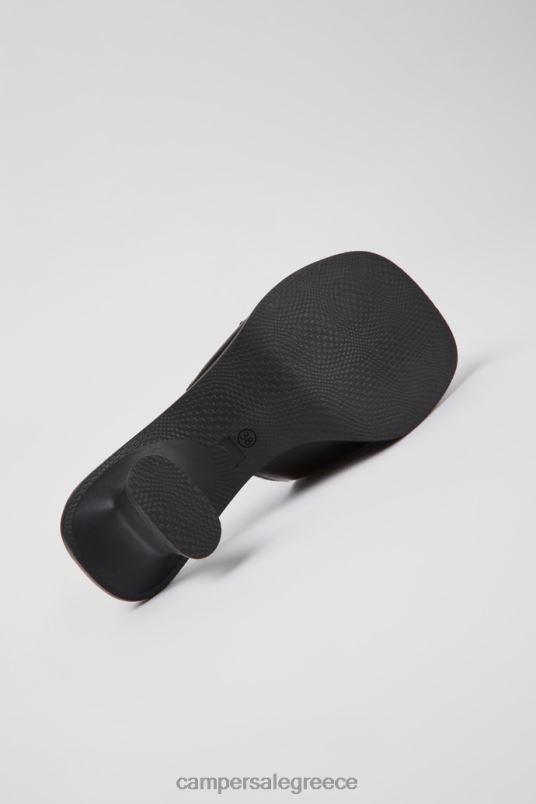 αποκλειστικά γυναικεία μαύρα δερμάτινα σανδάλια dina Camper V20TF1025 μαύρος