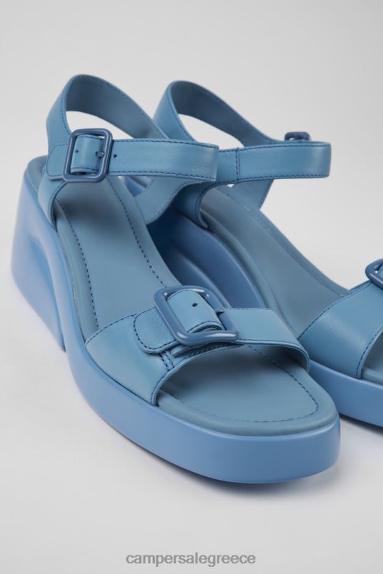 kaah μπλε δερμάτινα σανδάλια αποκλειστικά για γυναίκες Camper V20TF1017 μπλε