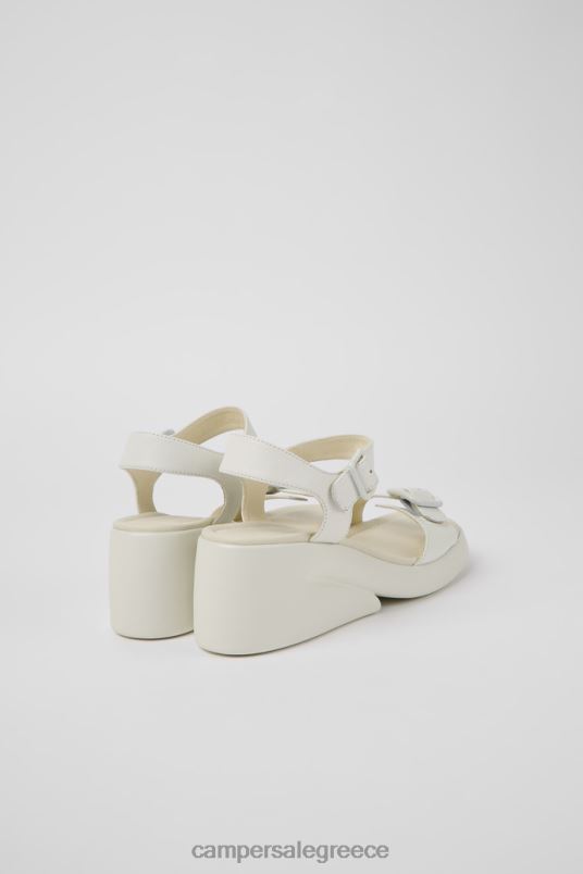 σχέδιο kaah λευκά δερμάτινα σανδάλια για γυναίκες Camper V20TF1018 άσπρο