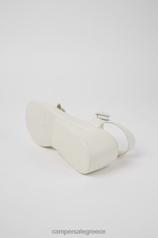 σχέδιο kaah λευκά δερμάτινα σανδάλια για γυναίκες Camper V20TF1018 άσπρο