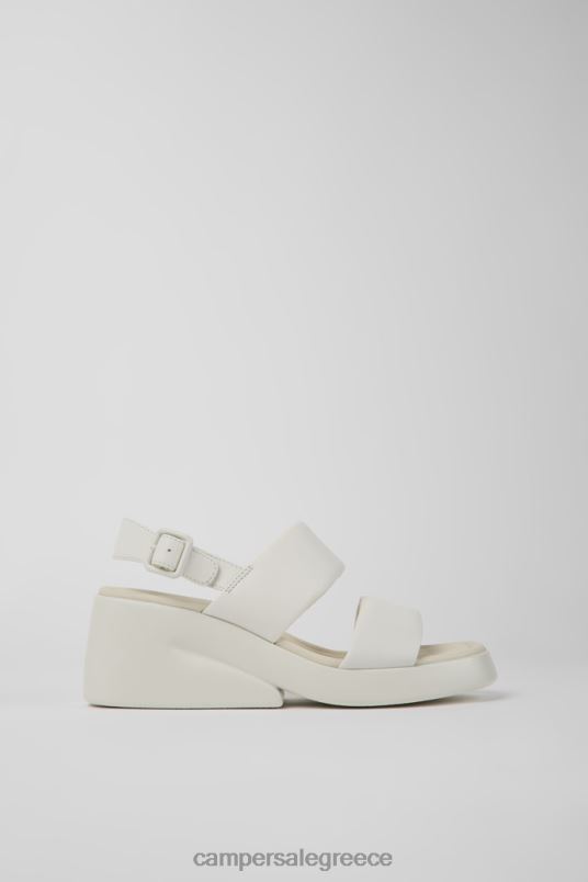 kaah λευκά δερμάτινα σανδάλια για γυναίκες νέες αφίξεις Camper V20TF1021 άσπρο