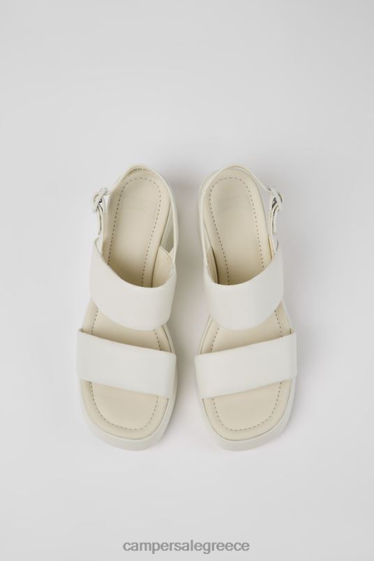 kaah λευκά δερμάτινα σανδάλια για γυναίκες νέες αφίξεις Camper V20TF1021 άσπρο