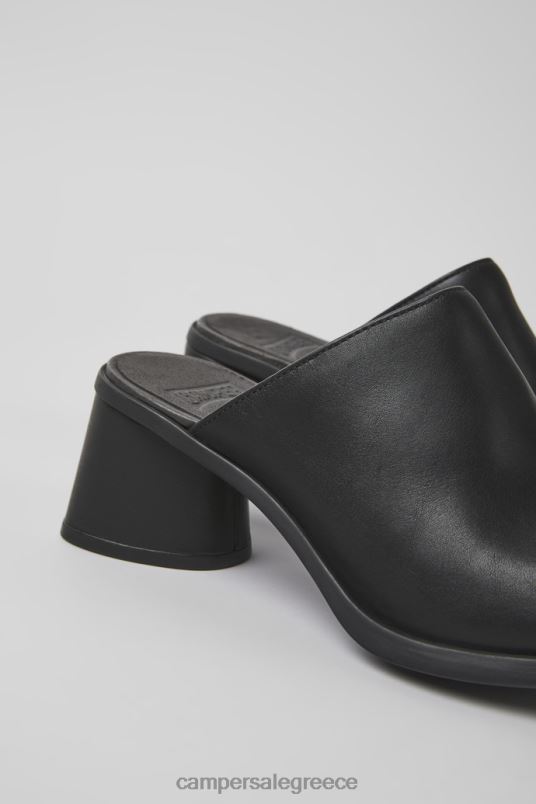 kiara black leather mules για γυναίκες νέες παραλαβές Camper V20TF956 μαύρος