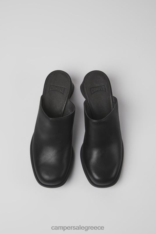 kiara black leather mules για γυναίκες νέες παραλαβές Camper V20TF956 μαύρος