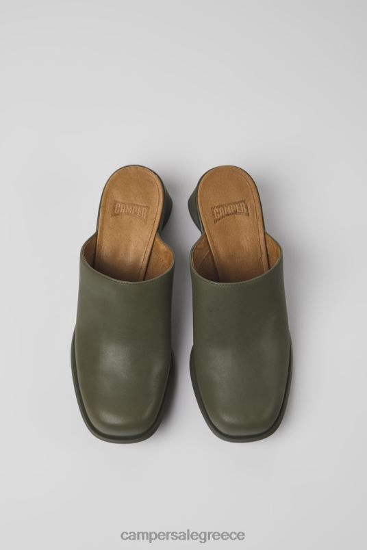 kiara green leather mules για γυναίκες νέες αφίξεις Camper V20TF957 πράσινος