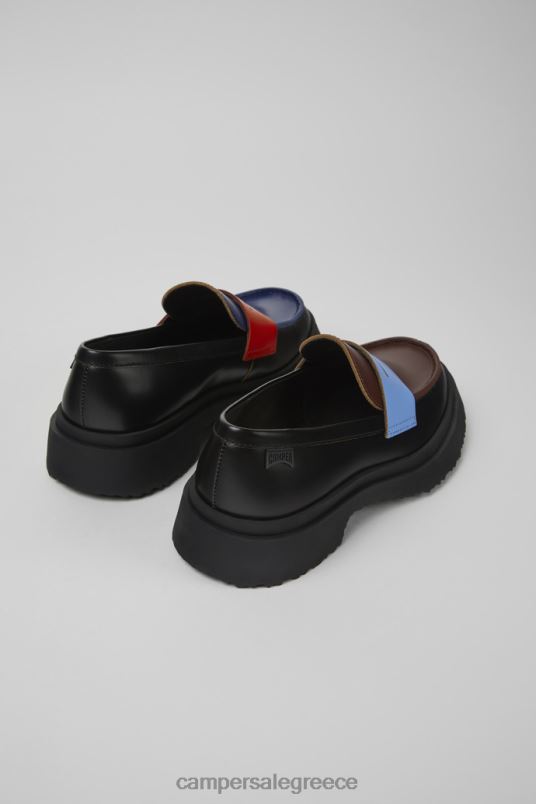 αποκλειστικά δίδυμα μαύρα loafers για γυναίκες Camper V20TF1085 μαύρος