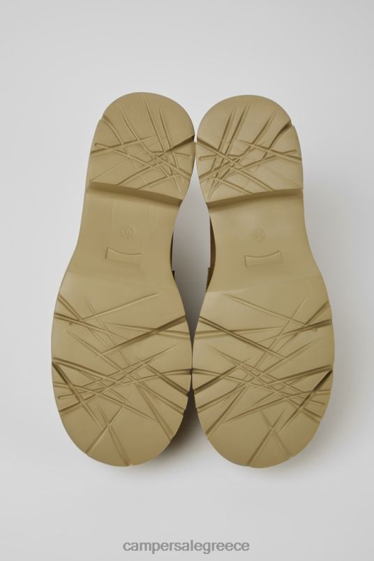 milah beige δερμάτινα loafers για γυναίκες αποκλειστικά Camper V20TF1068 μπεζ