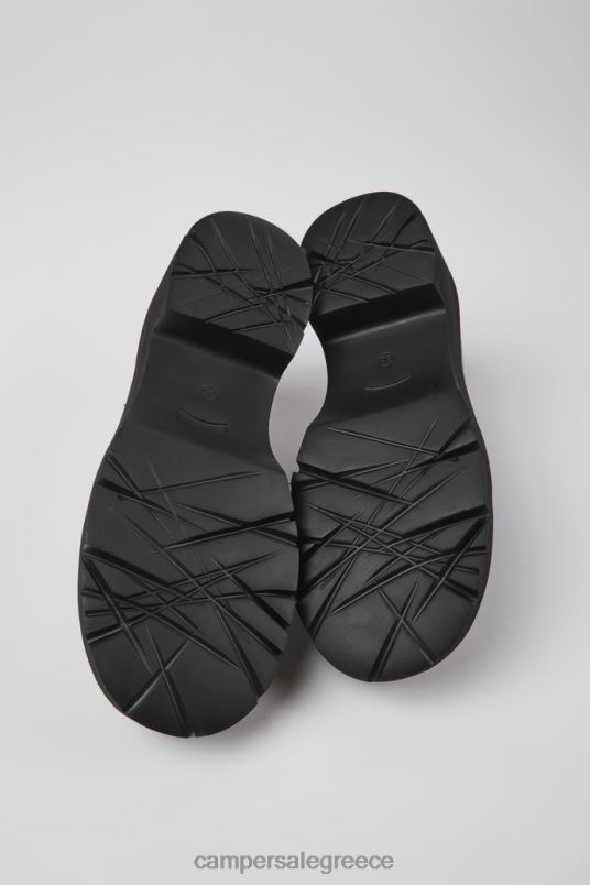 milah μαύρα δερμάτινα loafers για γυναίκες νέες αφίξεις Camper V20TF945 μαύρος