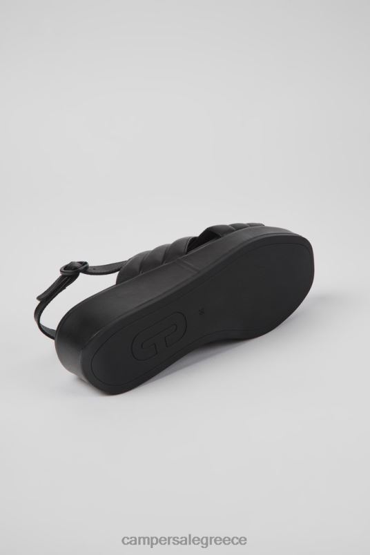 αποκλειστικά γυναικεία μαύρα δερμάτινα σανδάλια misia Camper V20TF1043 μαύρος