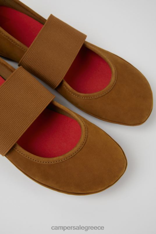 δεξιά καφέ μπαλαρίνες nubuck γυναικεία αποκλειστικά Camper V20TF1112 καφέ
