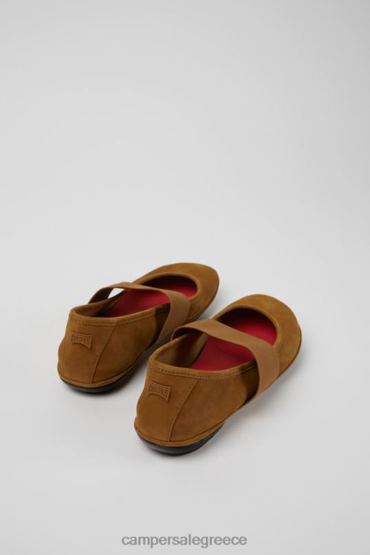 δεξιά καφέ μπαλαρίνες nubuck γυναικεία αποκλειστικά Camper V20TF1112 καφέ