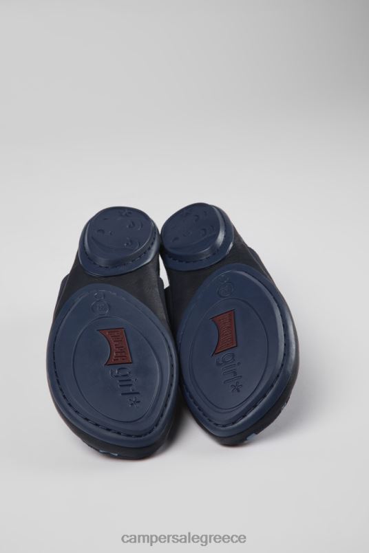 σχεδίαση σωστές πολύχρωμες μπαλαρίνες nubuck και δερμάτινες για γυναίκες Camper V20TF987 πολύχρωμος