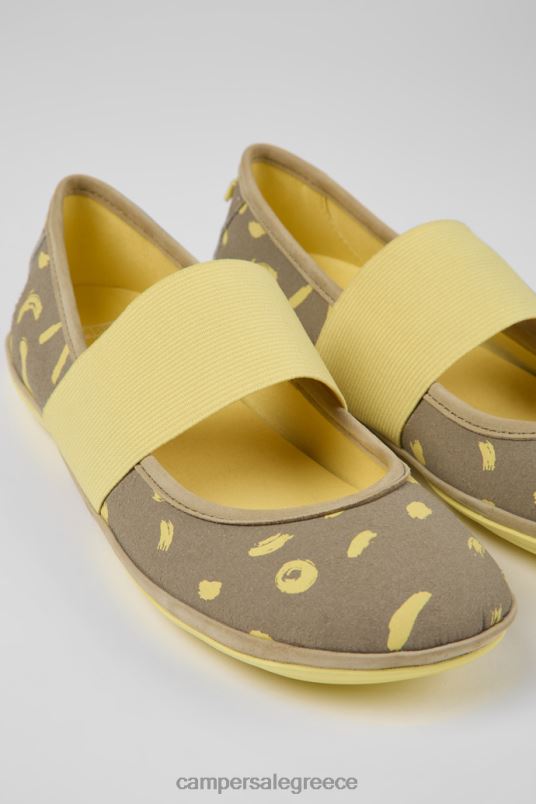 Γυναικεία αθλητικά παπούτσια από ύφασμα και nubuck με σωστό σχεδιασμό Camper V20TF988 άσπρο