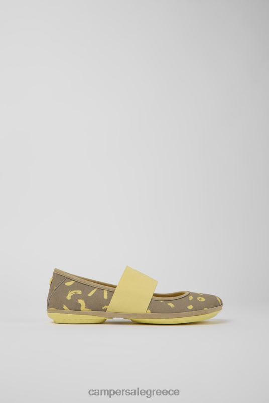 Γυναικεία αθλητικά παπούτσια από ύφασμα και nubuck με σωστό σχεδιασμό Camper V20TF988 άσπρο