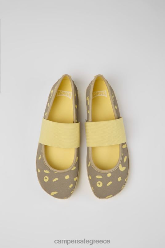 Γυναικεία αθλητικά παπούτσια από ύφασμα και nubuck με σωστό σχεδιασμό Camper V20TF988 άσπρο