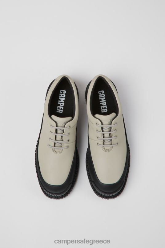 pix μαύρα και γκρι δερμάτινα παπούτσια για γυναίκες νέες αφίξεις Camper V20TF979 μαύρος