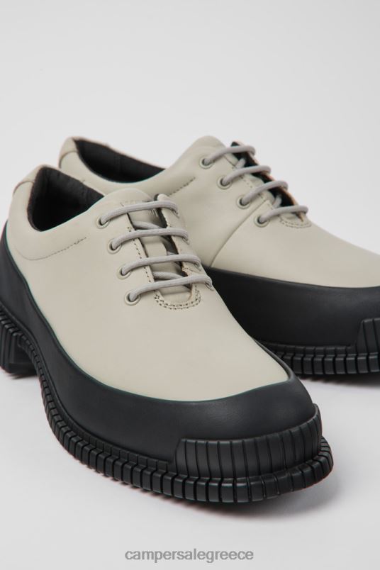 pix μαύρα και γκρι δερμάτινα παπούτσια για γυναίκες νέες αφίξεις Camper V20TF979 μαύρος