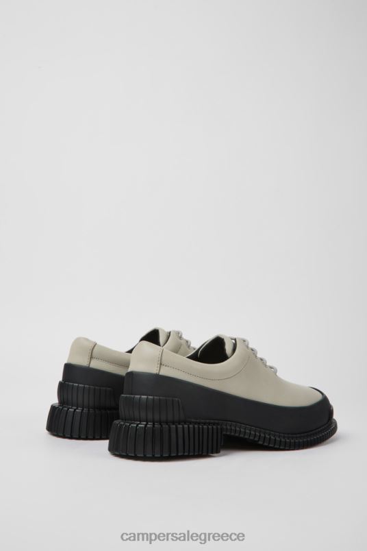 pix μαύρα και γκρι δερμάτινα παπούτσια για γυναίκες νέες αφίξεις Camper V20TF979 μαύρος