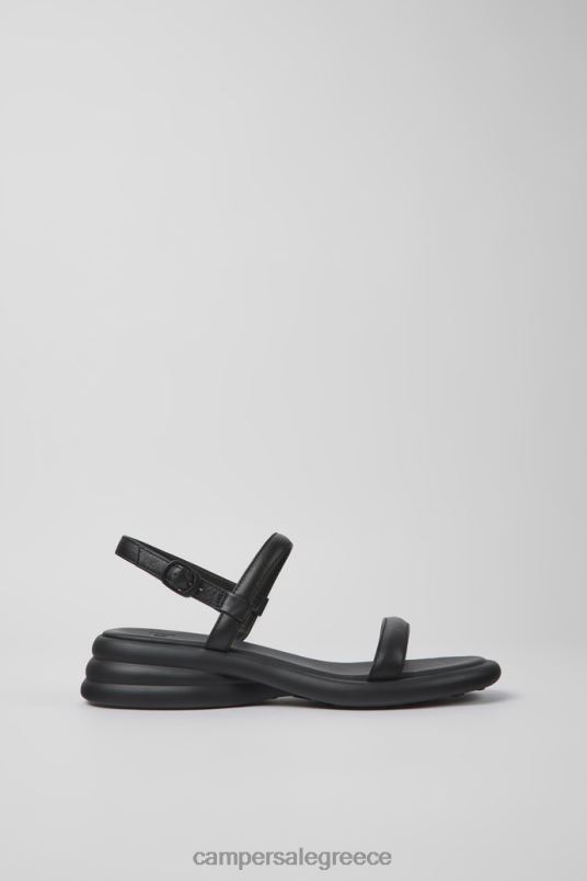 spiro μαύρα δερμάτινα σανδάλια για γυναίκες νέες παραλαβές Camper V20TF1010 μαύρος